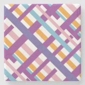 Dessous-de-verre En Pierre Bande d'art (Devant)