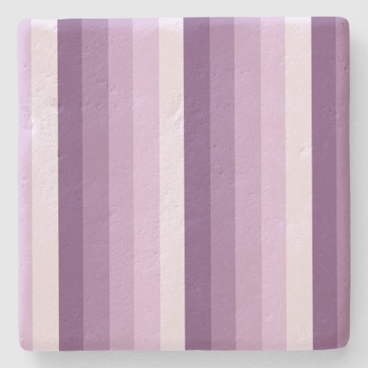 Dessous-de-verre En Pierre Bandes d'ombre prune violette (Devant)