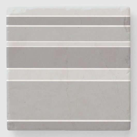Dessous-de-verre En Pierre Bandes grises (Devant)