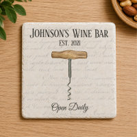Bar à vin familial vintage