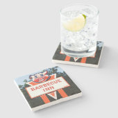 Dessous-de-verre En Pierre Barbecue Inn, Asheville. Barbecue Inn (Côté)