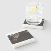 Dessous-de-verre En Pierre Basket (Côté)