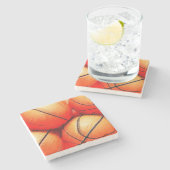 Dessous-de-verre En Pierre Basket-ball (Côté)
