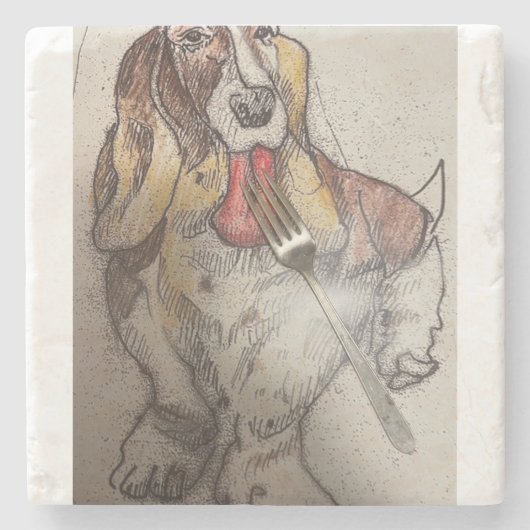 Dessous-de-verre En Pierre Bassie's Fork (Devant)