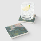 Dessous-de-verre En Pierre Bassin d'océan vert (Côté)