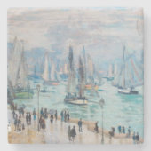 Dessous-de-verre En Pierre Bateaux de pêche quittant le port | CLAUDE MONET (Devant)