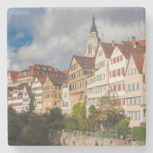 Dessous-de-verre En Pierre Bâtiments de la vieille ville Allemagne