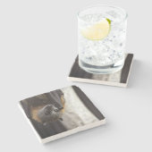 Dessous-de-verre En Pierre Batte australienne (Côté)