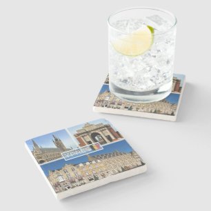 Dessous-de-verre En Pierre BE Ypres - Lakenhal, en Flanders Fields Museum -