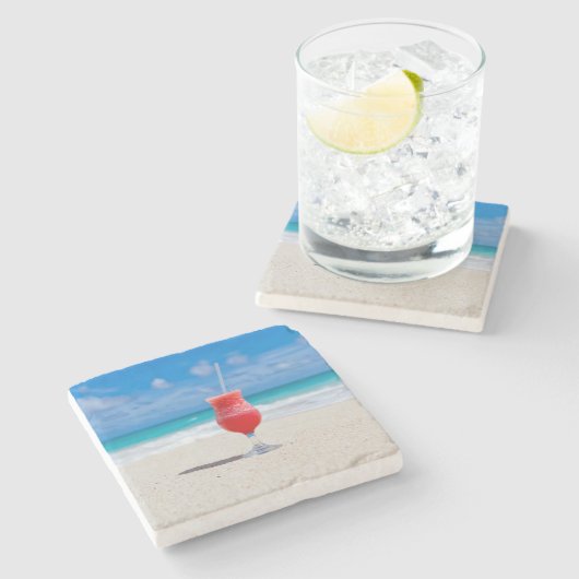 Dessous-de-verre En Pierre Beach Cheers (Côté)