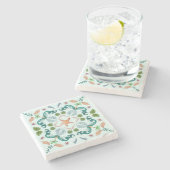 Dessous-de-verre En Pierre Beach Seashs Sea Life (Côté)