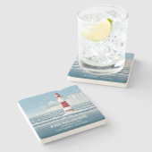 Dessous-de-verre En Pierre Beachy Head Lighthouse (Côté)