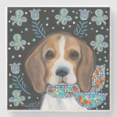 Dessous-de-verre En Pierre Beagle (Devant)