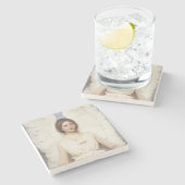 Dessous-de-verre En Pierre Beau ange (par Abbott Handerson Thayer) (Côté)