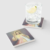 Dessous-de-verre En Pierre Beau Jésus-Christ (Côté)