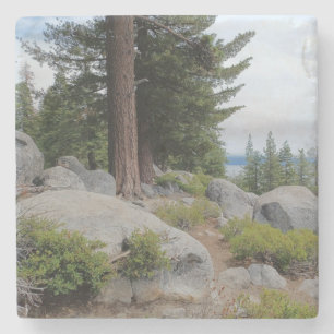 Dessous-de-verre En Pierre Beau Lac Tahoe Paysage