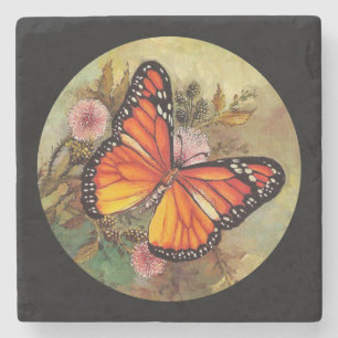 Dessous-de-verre En Pierre Beau Papillon