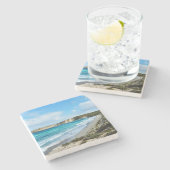 Dessous-de-verre En Pierre "Beauté capturée : Littoral Iconique Kangaroo Isla (Côté)