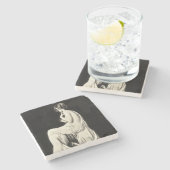 Dessous-de-verre En Pierre Beauté de folies de Ziegfeld (Côté)