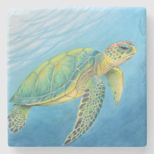 Dessous-de-verre En Pierre Beauté de la tortue
