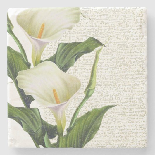 Dessous-de-verre En Pierre Beautiful Calla (Devant)