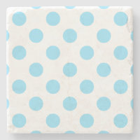 Bébé pois bleu et blanc