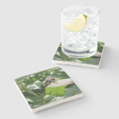 Dessous-de-verre En Pierre Bee in summer (Côté)