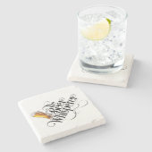 Dessous-de-verre En Pierre Beer Whisperer Stone Coaster (Côté)