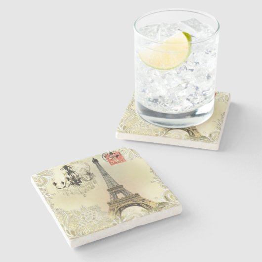 Dessous-de-verre En Pierre beijal lace chandelier eiffel (Côté)