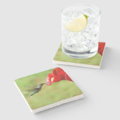 Dessous-de-verre En Pierre Belle alimentation de colibri (Côté)