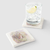 Dessous-de-verre En Pierre Benjamin Bunny (par Beatrix Potter) (Côté)