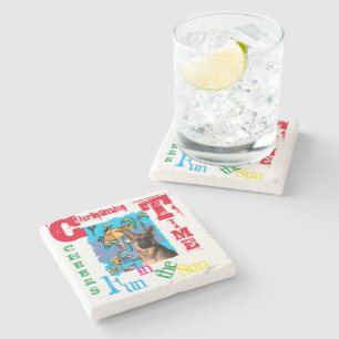 Dessous-de-verre En Pierre Berger Allemand