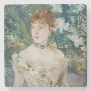 Dessous-de-verre En Pierre Berthe Morisot - Jeune Fille en Robe de Bal