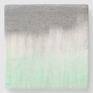 Dessous-de-verre En Pierre béton urbain, vert menthe