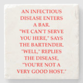 DESSOUS-DE-VERRE EN PIERRE BIOLOGIE (Devant)