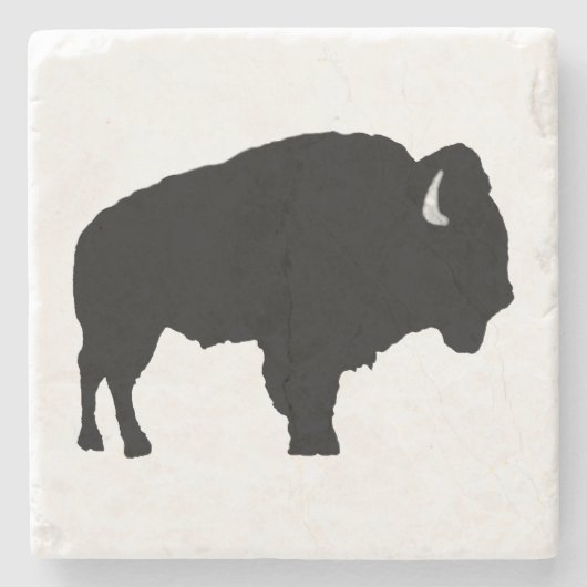 Dessous-de-verre En Pierre Bison américain (Devant)