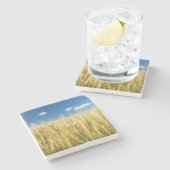 Dessous-de-verre En Pierre Blé du Kansas (Côté)