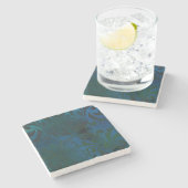 Dessous-de-verre En Pierre bleu (Côté)