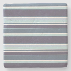 Dessous-de-verre En Pierre Bleu-gris