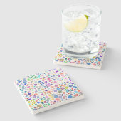 Dessous-de-verre En Pierre Blobs aquarelle (Côté)