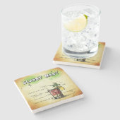 Dessous-de-verre En Pierre Bloody Mary Bartender Drink Recette (Côté)