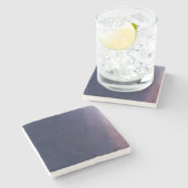 Dessous-de-verre En Pierre Blue Coaster (Côté)