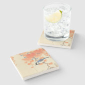 Dessous-de-verre En Pierre Bluebird (Côté)