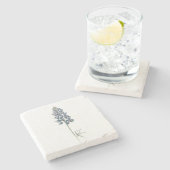 Dessous-de-verre En Pierre Bluebonnet (Côté)