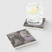 Dessous-de-verre En Pierre Blueplate (Côté)