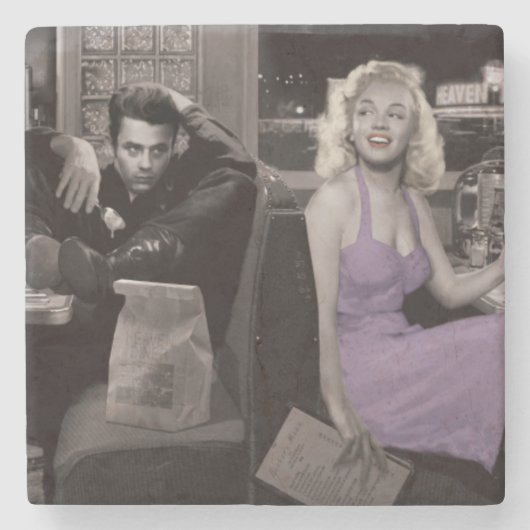 Dessous-de-verre En Pierre Blueplate (Devant)