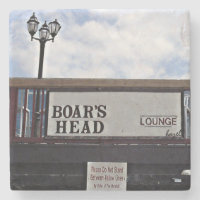 Boar's Head Athens, Ga. Dessous de verre en pierre