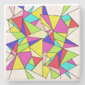 Dessous-de-verre En Pierre BoChic. (Devant)