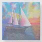 Dessous-de-verre En Pierre Bodrum Turquoise Coast Gulet Cruise (Devant)