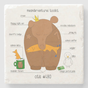 Dessous-de-verre En Pierre Boîte à outils pour les méanderventures no 480 Oti
